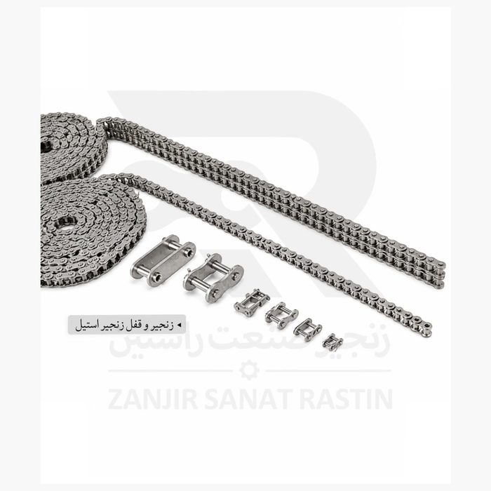 نیم‌قفل زنجیر استیل